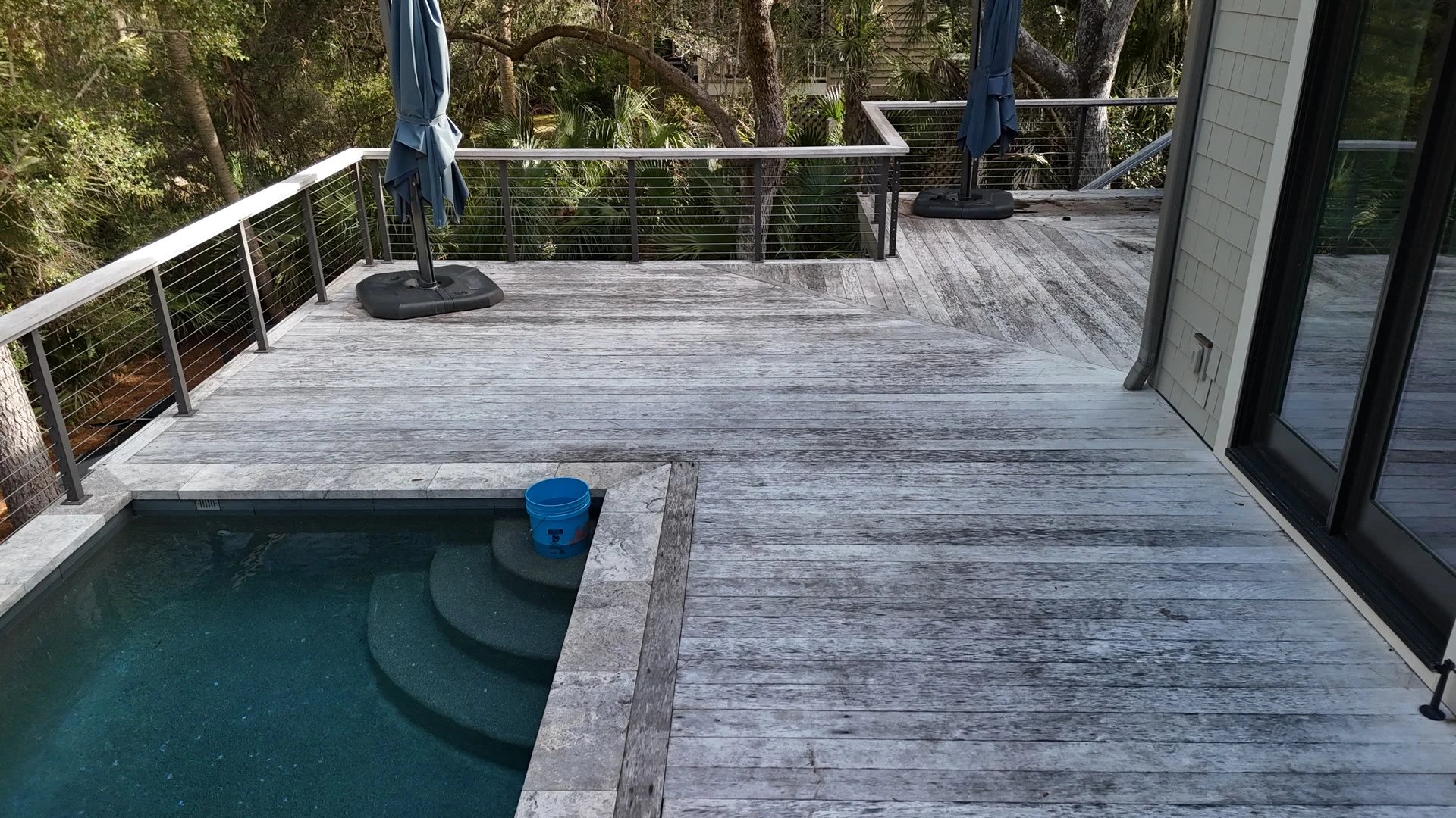 Garapa Deck Restoration — Waterfront edge